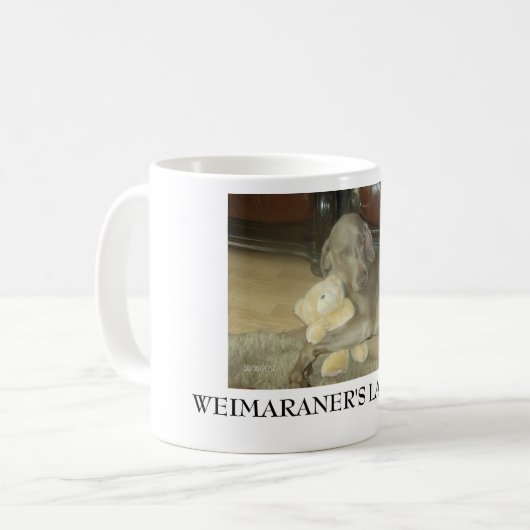 LAZY DAYZ VAN WEIMARANER KOFFIEMOK (Voorkant links)