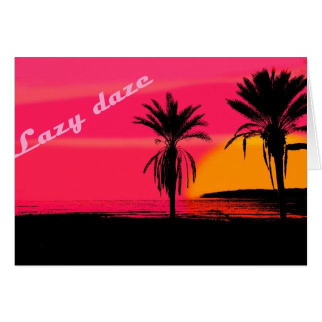 Lazy daze (Voorkant Horizontaal)