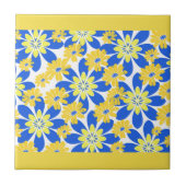 Lazy Dazy Florah Tile Design Tegeltje (Voorkant)