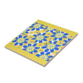 Lazy Dazy Florah Tile Design Tegeltje (Zijkant)