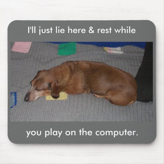 Lazy Dog Muismat (Voorkant)