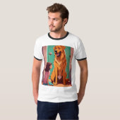 Lazy Dog Style: Mannen T-shirt (Voorkant volledig)