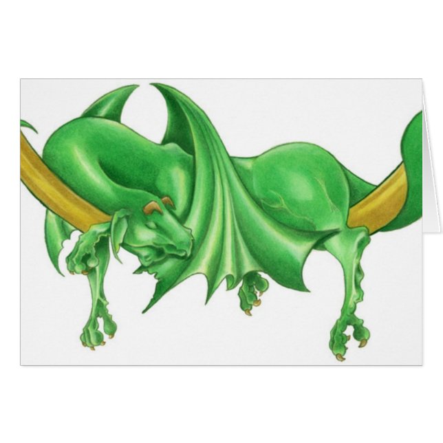 Lazy Dragon Productions "Just Lazy" Card (Voorkant Horizontaal)