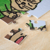 LAZY EASTER BUNNY LEGPUZZEL (Zijkant)