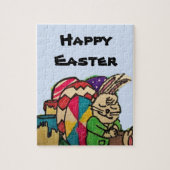 LAZY EASTER BUNNY LEGPUZZEL (Verticaal)