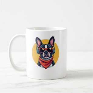 Lazy Frenchie Nope Schattigee Bulldog T-shirt Koffiemok