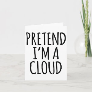 Lazy Funny Halloween kostuum - Cloud Gift Sky High Kaart