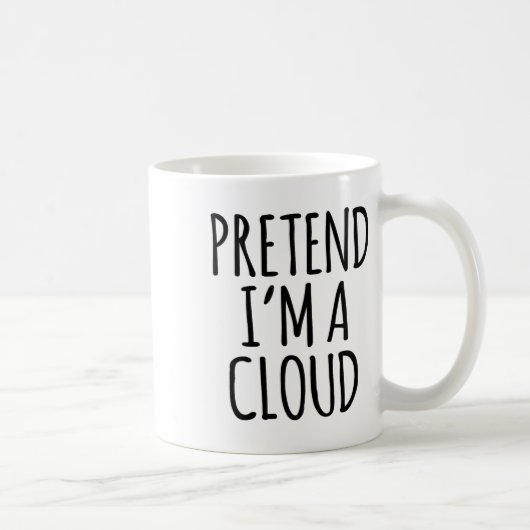 Lazy Funny Halloween kostuum - Cloud Gift Sky High Koffiemok (Rechts)