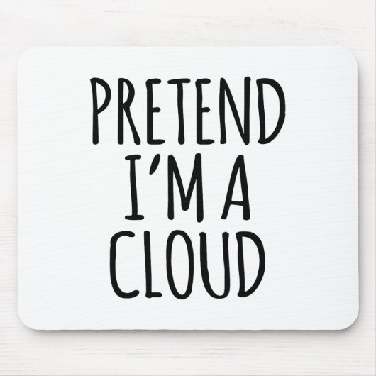 Lazy Funny Halloween kostuum - Cloud Gift Sky High Muismat (Voorkant)