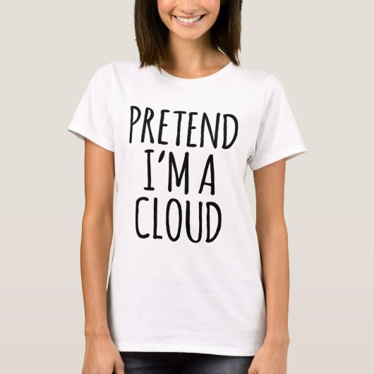 Lazy Funny Halloween kostuum - Cloud Gift Sky High T-shirt (Voorkant)
