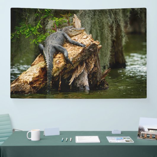 Lazy Gator 4x6' Banner (Beurs)