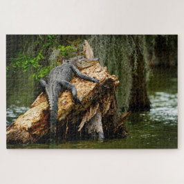 Lazy Gator Jigzaag Puzzle Legpuzzel