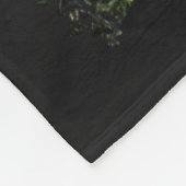 Lazy gebeurt in Siberian Tiger Fleece Deken (Hoek)