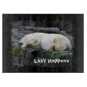 Lazy geluk Polar Beer Snijplank