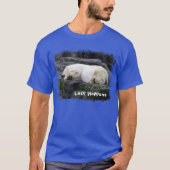 Lazy geluk Polar Beer T-shirt (Voorkant)
