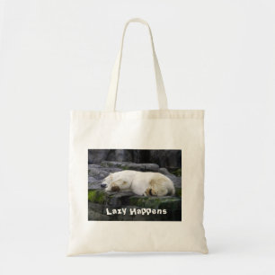 Lazy geluk Polar Beer Tote Bag