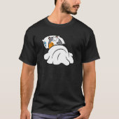 Lazy Guinea Pig Tardy Beter laat dan nooit Guine T-shirt (Voorkant)