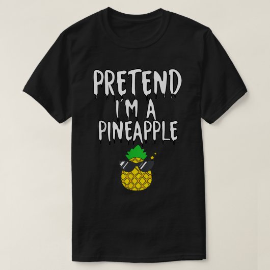 Lazy Halloween Costume Funny Pretend Ik ben een Pi T-shirt (Design voorkant)