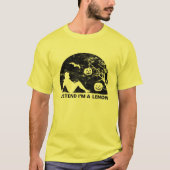 Lazy Halloween Costume Pretend, ik ben een Lemon T-shirt (Voorkant)