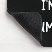 Lazy Halloween Costume Pretend, ik ben een pompoen Muismat (Hoek)