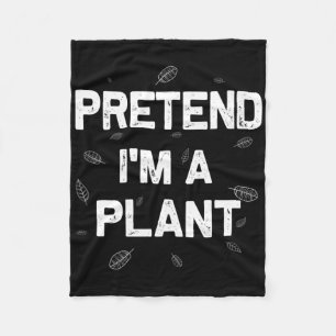 Lazy Halloween doen alsof ik een Plant ben Fleece Deken