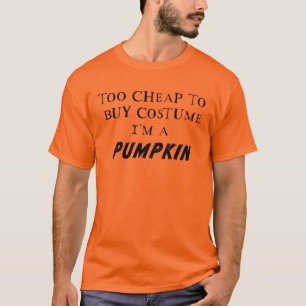 Lazy Halloween kostuum: Pumpkin versie T-shirt
