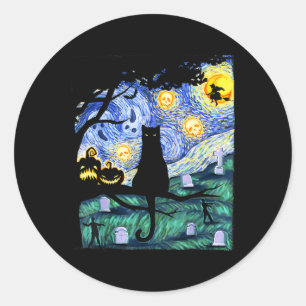 Lazy Halloween Kostuum Vrouwen Mannen Enge Zwarte Ronde Sticker