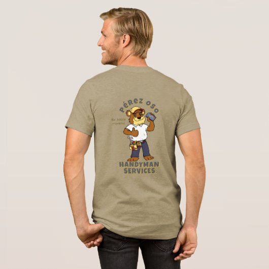 Lazy Handyman Tri-Blend Shirt (Voorkant)
