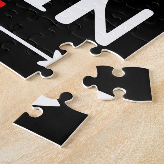 Lazy in Love Sheep for Valentijnsdag Singles Legpuzzel (Zijkant)