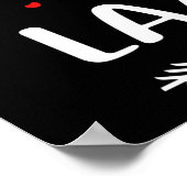 Lazy in Love Sheep for Valentijnsdag Singles Poster (Hoek)