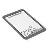 Lazy Kitten Art Gepersonaliseerde Nieuwigheid Kat Magneet (Rechterzijde)