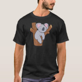 Lazy Koala Tardy Beter laat dan nooit Koala T-shirt (Voorkant)