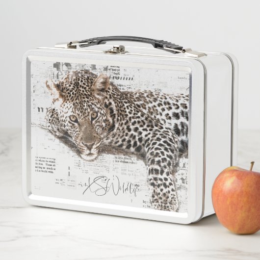 LAZY Leopard Lunch Box (In situ)