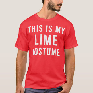 Lazy Limoen Tequila Costume Funny Trick Treat Snoe T-shirt