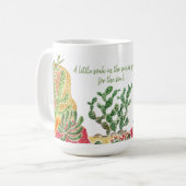 Lazy Lizard Quote Landscape personaliseren  Koffiemok (Voorkant links)