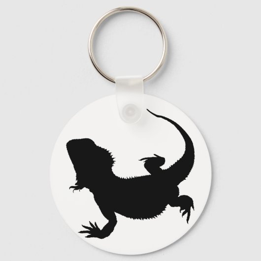 Lazy Lizard Sleutelhanger (Voorkant)