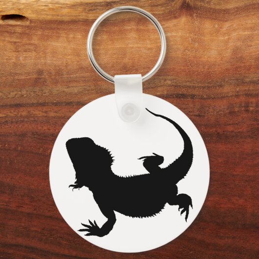 Lazy Lizard Sleutelhanger (Voorkant)