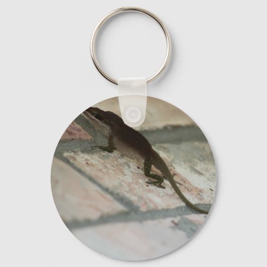 Lazy Lizard Sleutelhanger (Voorkant)