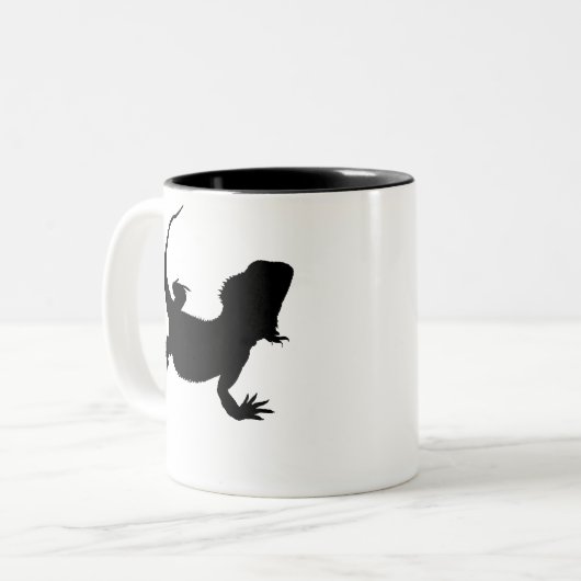 Lazy Lizard Tweekleurige Koffiemok (Voorkant links)