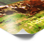 Lazy Longhorn Foto Afdruk (Hoek)