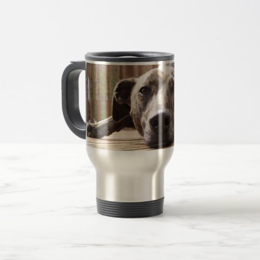 Lazy Lurcher Reisbeker (Voorkant links)