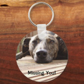 Lazy Lurcher Sleutelhanger (Voorkant)