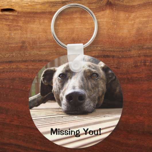 Lazy Lurcher Sleutelhanger (Voorkant)