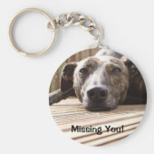 Lazy Lurcher Sleutelhanger (Voorkant)