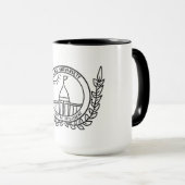 LAZY MAAR INTELLIGENT (TM) UNIVERSITEITSKOFEE-MOK MOK (Voorkant rechts)