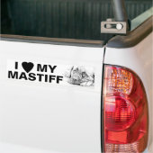 Lazy Mastiff Bumpersticker (Op Truck)