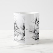 Lazy Mastiff Grote Koffiekop (Voorkant)