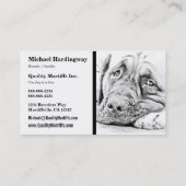 Lazy Mastiff Visitekaartje (Achterkant)