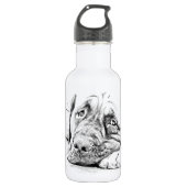 Lazy Mastiff Waterfles (Voorkant)