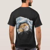 Lazy Mood Animals T-Shirt – Grappige Slapende Kat (Achterkant)